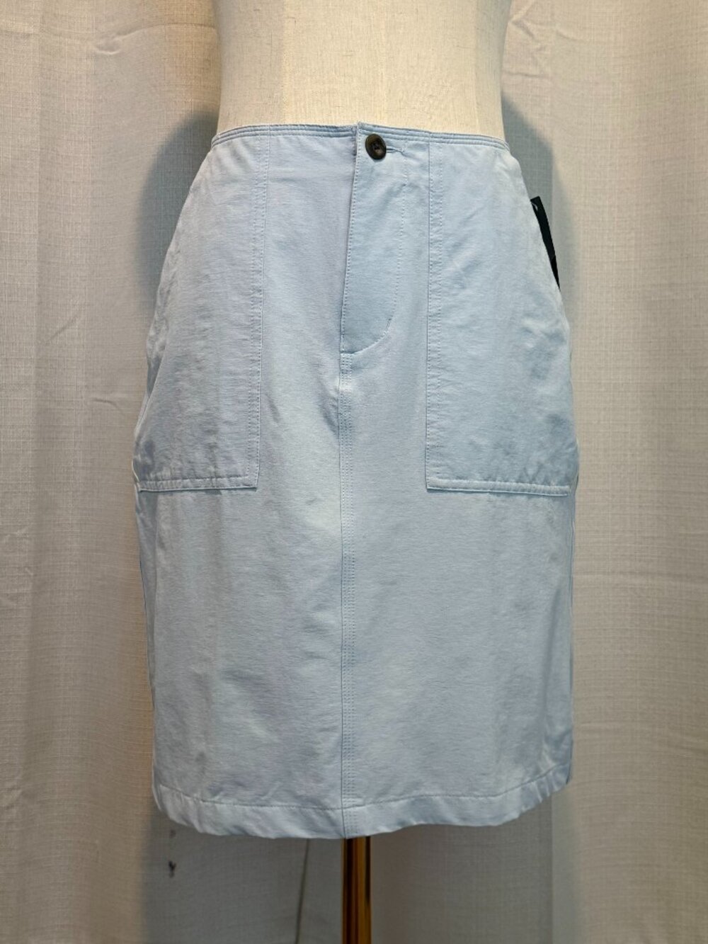 Horny Toad Blue Casual Skirt Size 6 NWT Outdoor Everyday - Picture 2 of 7